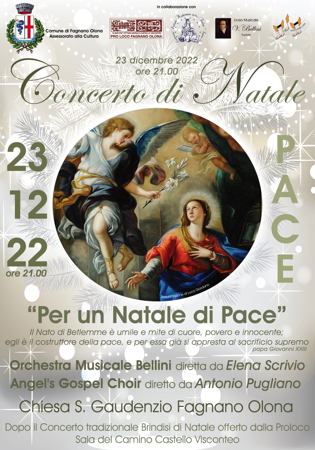 23/12/2022 – Concerto di Natale – Fagnano Ol. (VA)
