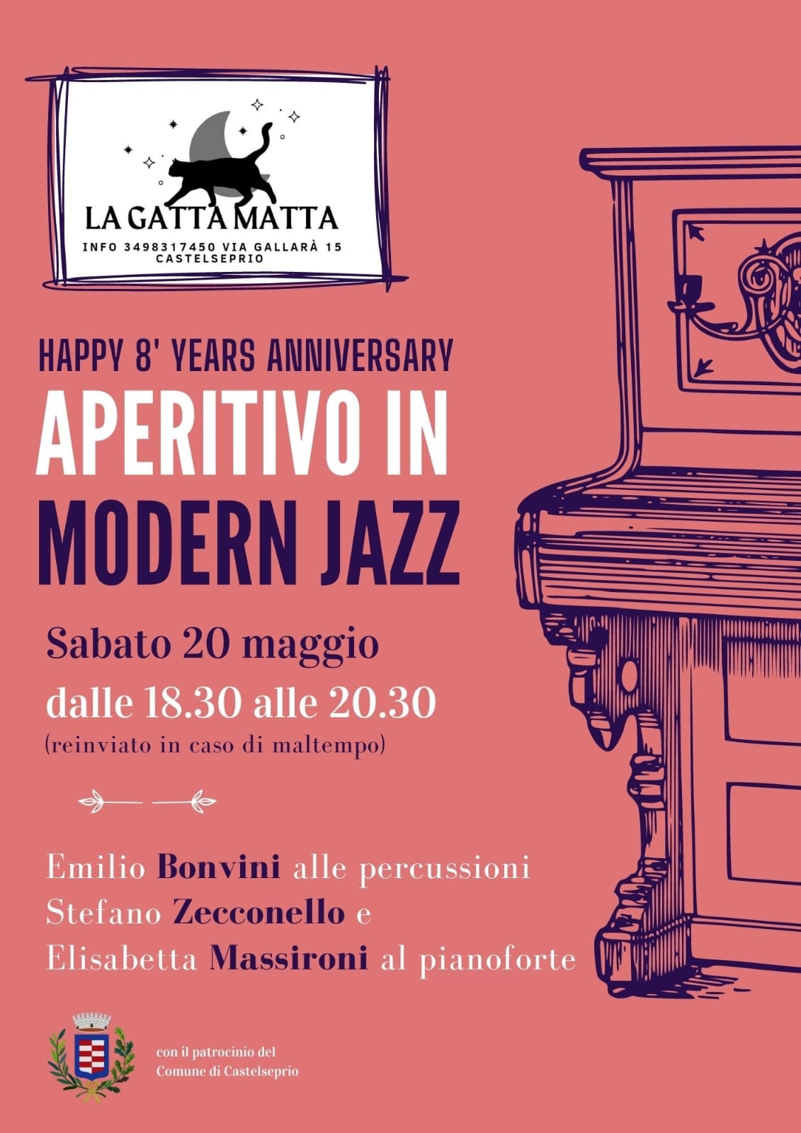 20/05/2023 – Aperitivo in modern jazz – Castelseprio (VA)