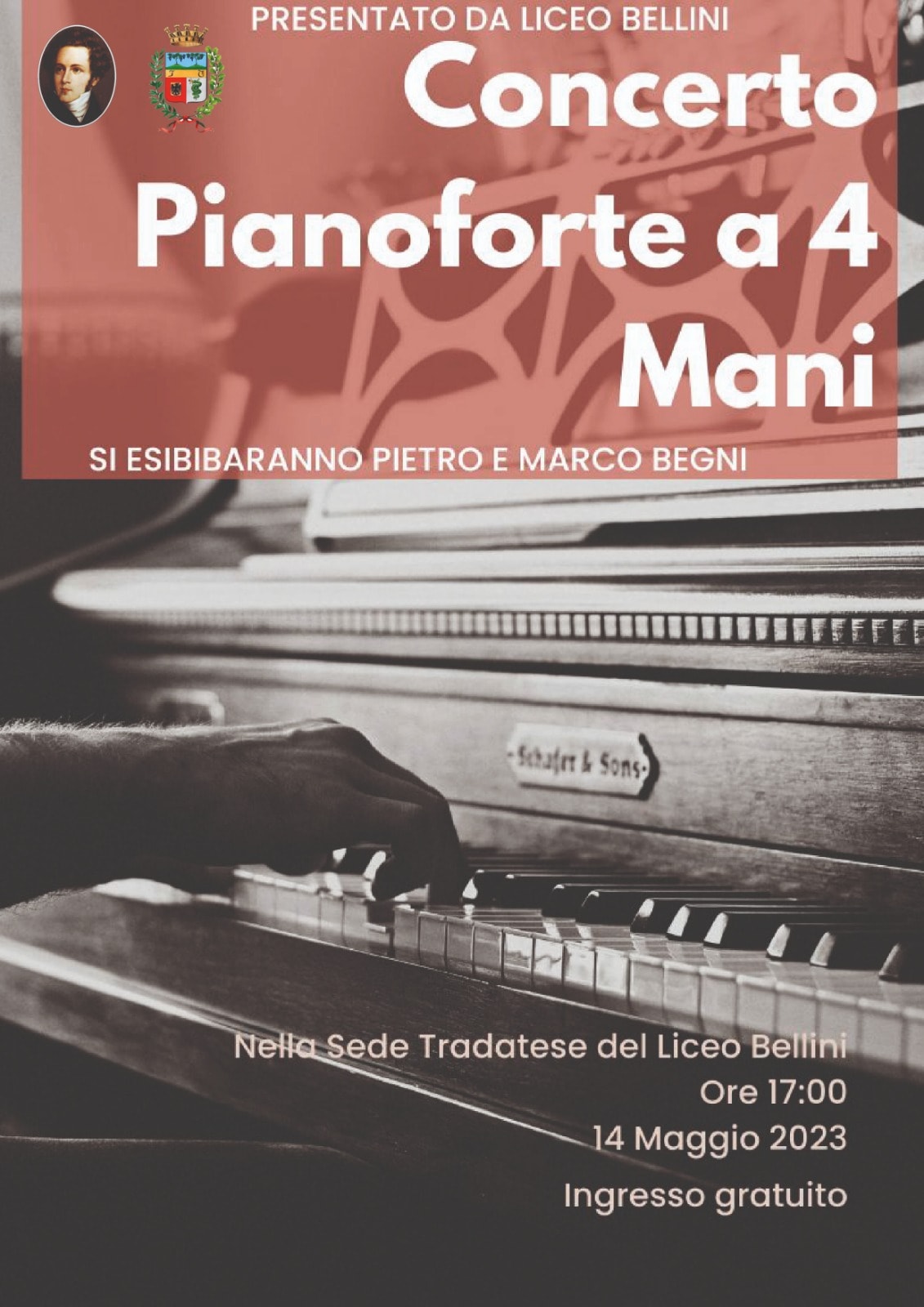 14/05/2023 – Concerto pianoforte a 4 mani – Tradate (VA)