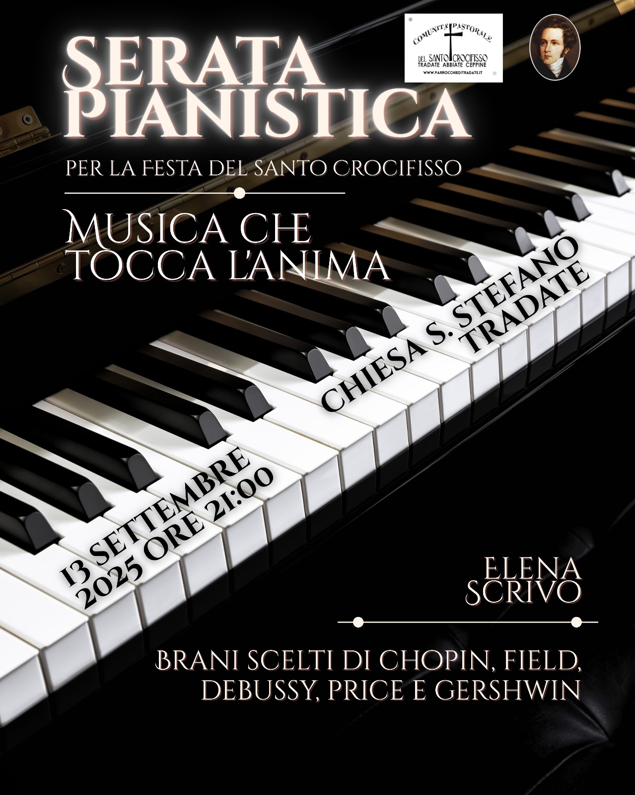 SERATA PIANISTICA PER LA FESTA DEL SANTO CROCIFISSO